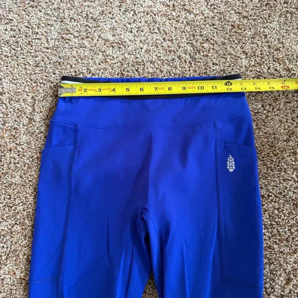 Free People Movement Zephyr Leggings Cobalt Blue Size SMALL - Picture 4 of 9